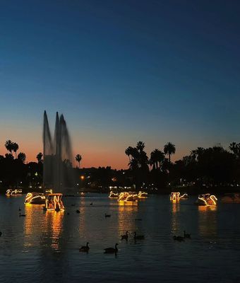 Echo Park Swan Boats by Wheel Fun Rentals by null