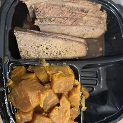 Warehouse BBQ - Beef Brisket, Smoked Yams