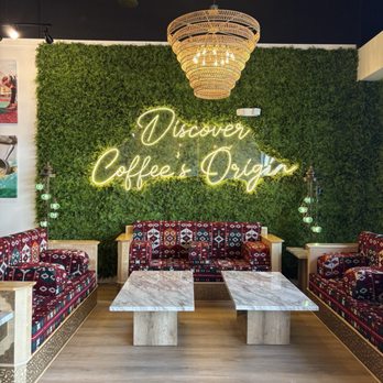 Qamaria Yemeni Coffee - Nice seating area! - Coffee & Tea Near Me - Latham, New York