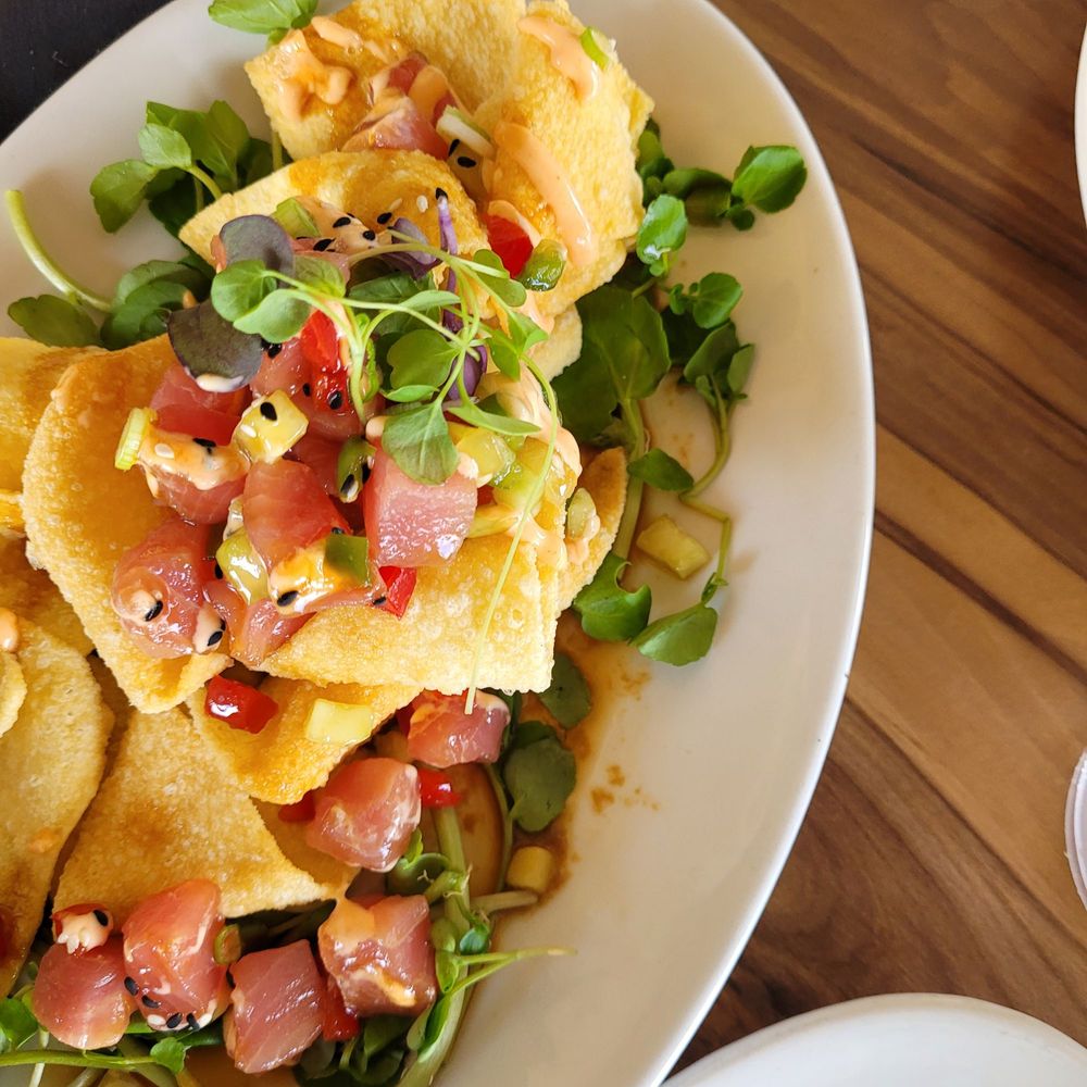 Juniper On The Water - Tuna nachos - Seafood Near Me - Hallandale Beach, Florida Juniper On The Water - Tuna nachos - Seafood Near Me - Hallandale Beach, Florida