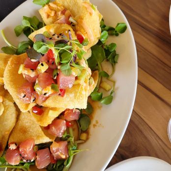 Juniper On The Water - Tuna nachos - Seafood Near Me - Hallandale Beach, Florida