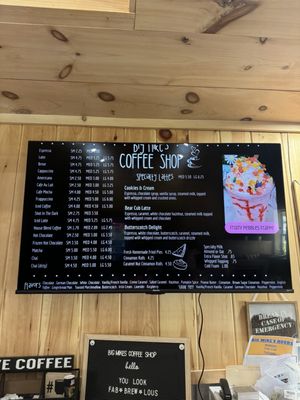 Menu photo 2 Big Mike's Coffee Shop Newland, NC