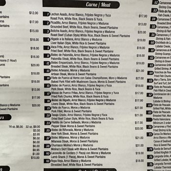 Molina's Ranch Restaurant - the menu - Cuban Near Me - Hialeah, Florida