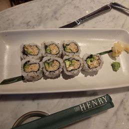 California Roll minus one bite California Roll minus one bite