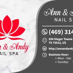 Ann & Andy Nail Spa - My business hours please come see us thank again