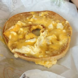 McDonald's - And this is a nice soggy egg bagel place is shocking