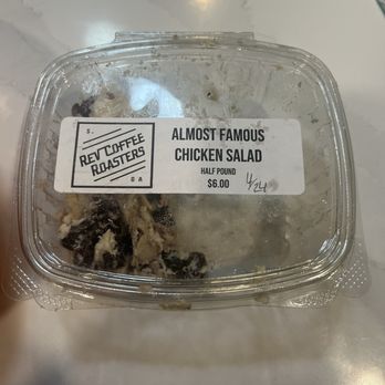 Rev Coffee - Packaging of Almost Famous Chicken Salad - Coffee & Tea Near Me - Smyrna, Georgia