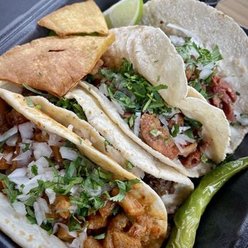 Mas Chingon Mexican Grill - Taco de Chicharon on Flour tortilla & Tacos de Tripas on Corn Tortillas - Food Trucks Near Me - Salado, Texas Mas Chingon Mexican Grill - Taco de Chicharon on Flour tortilla & Tacos de Tripas on Corn Tortillas - Food Trucks Near Me - Salado, Texas