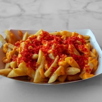 Mochi Munch - Flamin' Hot Cheetos Fries - Desserts Near Me - Roseville, California Mochi Munch - Flamin' Hot Cheetos Fries - Desserts Near Me - Roseville, California