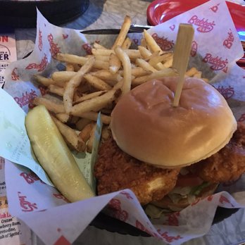 Bubba's 33 - Buffalo chicken sandwich - Burgers Near Me - Mcallen, Texas