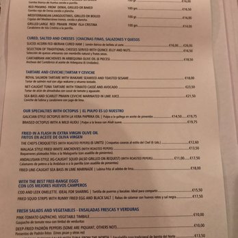 El Barril - Menu Sept 2019 page 1 - Spanish Near Me - Madrid, M El Barril - Menu Sept 2019 page 1 - Spanish Near Me - Madrid, M