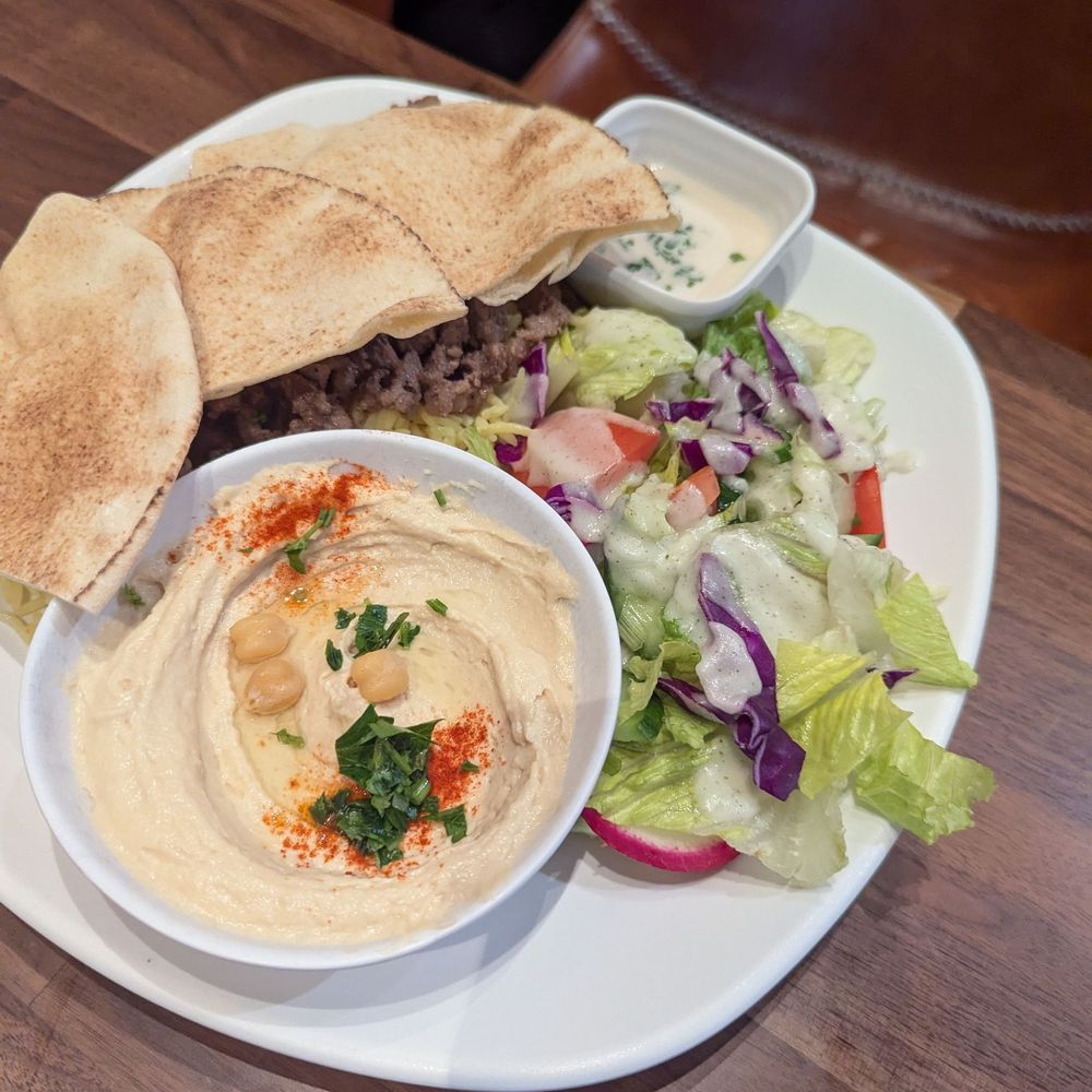 Mediterranean Kebob Station - Beef shawarma plate - Mediterranean Near Me - Walnut, California