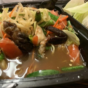 Krua Thai - Papaya salad way too salty and way too much sauce - Thai Near Me - Chula Vista, California Krua Thai - Papaya salad way too salty and way too much sauce - Thai Near Me - Chula Vista, California