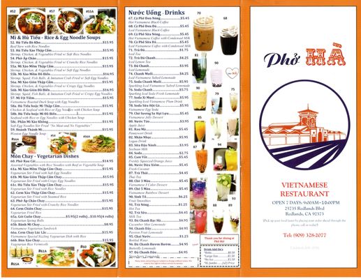Menu photo 5 Pho Ha Vietnamese Restaurant Redlands, CA Menu photo 5 Pho Ha Vietnamese Restaurant Redlands, CA