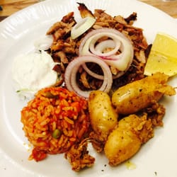 Restaurant Barka - Gyros mit Babycalamari