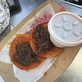 Blk Mkt Birria - Not worth the hype. Birria tacos. The meat is okay, the broth almost tastes like perfume. - Tacos Near Me - Houston, Texas Blk Mkt Birria - Not worth the hype. Birria tacos. The meat is okay, the broth almost tastes like perfume. - Tacos Near Me - Houston, Texas