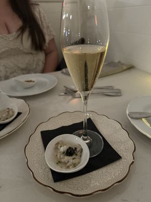 Humble Oysters and Bubbles by null