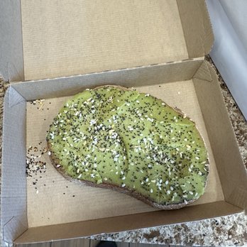 Dunkin' - Avocado Spread on toasted bread with everything bagel topping. Yum! - Coffee & Tea Near Me - Long Island City, New York Dunkin' - Avocado Spread on toasted bread with everything bagel topping. Yum! - Coffee & Tea Near Me - Long Island City, New York