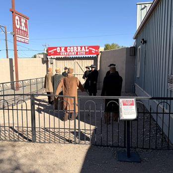 O.K. Corral - Actual Gunfight Site - Gunfighter Locations per Wyatt Earp - Museums Near Me - Tombstone, Arizona O.K. Corral - Actual Gunfight Site - Gunfighter Locations per Wyatt Earp - Museums Near Me - Tombstone, Arizona
