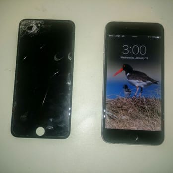 Green Earth Computers - iPhone 6 plus took a fall and had a nasty corner crack. Now looking good as new. - Data Recovery Near Me - Northampton, Massachusetts
