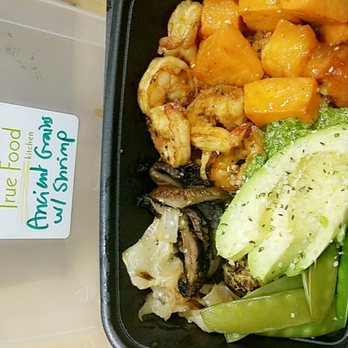 True Food Kitchen - Ancient grains bowl with shrimp. - Vegetarian Near Me - Pasadena, California True Food Kitchen - Ancient grains bowl with shrimp. - Vegetarian Near Me - Pasadena, California