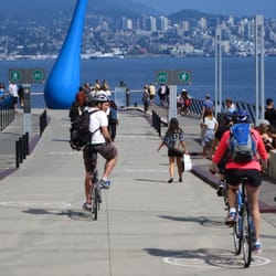 Vancouver Bike Tours - Start of the Vancouver Seawall