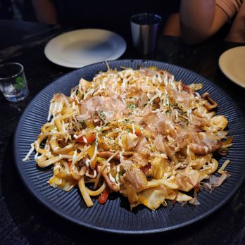 One Shot Pocha - Stir Fry Seafood Udon - Korean Near Me - Houston, Texas One Shot Pocha - Stir Fry Seafood Udon - Korean Near Me - Houston, Texas
