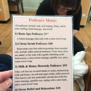 Heavenly Nails & Spa - Pedicure menu - Nail Salons Near Me - Glenview, Illinois