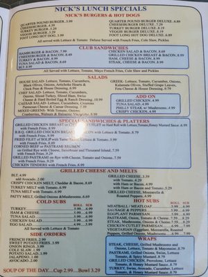Menu photo 8 Nick's Luncheonette West Haven, CT Menu photo 8 Nick's Luncheonette West Haven, CT