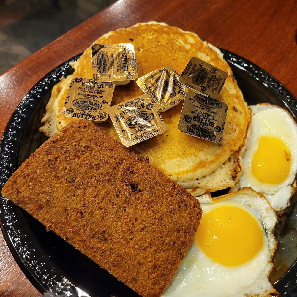 fried eggs and pancakes fried eggs and pancakes
