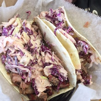 Four 41 South BBQ - Brisket tacos with slaw - Barbeque Near Me - Canton, Georgia Four 41 South BBQ - Brisket tacos with slaw - Barbeque Near Me - Canton, Georgia