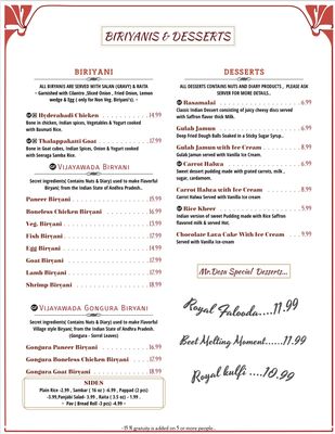 Menu photo 2 Mr Dosa Folsom, CA