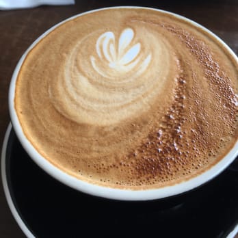 Charlani's - The flat white in a mug well made with good flavour - Coffee & Tea Near Me - Westmead, NSW