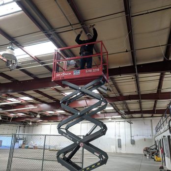 Same Day Jacks & More - Wiring out in the desert, from the hub to outside boxcars. - Security Systems Near Me - Riverside, California