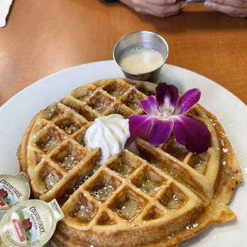 Guieb Cafe - Poi mochi waffles - New American Near Me - Honolulu, Hawaii