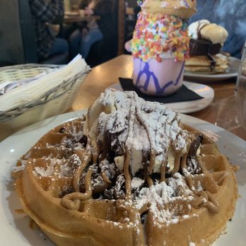 Brownstone Pancake Factory - Oreo Nutella Waffle - Breakfast & Brunch Near Me - Edgewater, New Jersey Brownstone Pancake Factory - Oreo Nutella Waffle - Breakfast & Brunch Near Me - Edgewater, New Jersey