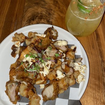 Kitchen Story - Popcorn Chicken & Waffle Bits Mango Margarita - Breakfast & Brunch Near Me - Oakland, California Kitchen Story - Popcorn Chicken & Waffle Bits Mango Margarita - Breakfast & Brunch Near Me - Oakland, California