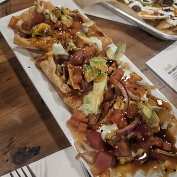 INC 82 Brewing - Ahi nachos - Breweries Near Me - Dublin, California