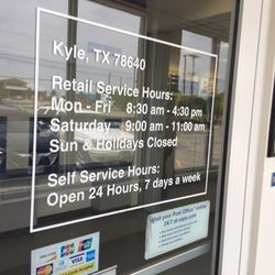 United States Postal Service - Business hours.