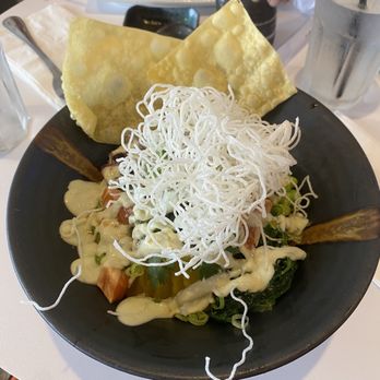 B Poke - My delicious poke bowl that I created using the pencil & paper they provide to select the ingredients - Sushi Bars Near Me - Plantation, Florida