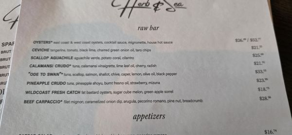 Menu photo 6 Herb & Sea Encinitas, CA Menu photo 6 Herb & Sea Encinitas, CA
