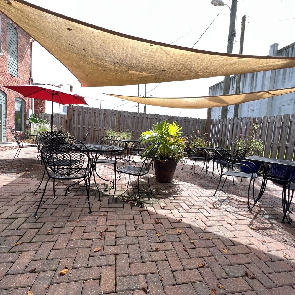 Spinwiches - a patio with tables and chairs - Sandwiches Near Me - High Springs, Florida Spinwiches - a patio with tables and chairs - Sandwiches Near Me - High Springs, Florida