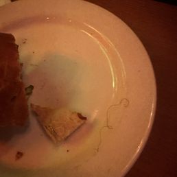 HAIR IN THE CHICKEN BURGER
