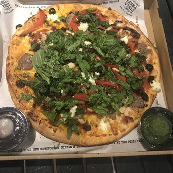 The Pizza Press - Created my own pizza. Good stuff! - Salad Near Me - Irvine, California The Pizza Press - Created my own pizza. Good stuff! - Salad Near Me - Irvine, California