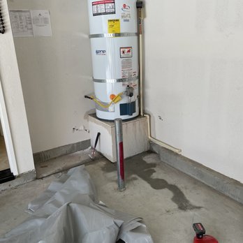 DryTech - Old water heater leaking. No drip on cmon builders - Damage Restoration Near Me - San Diego, California