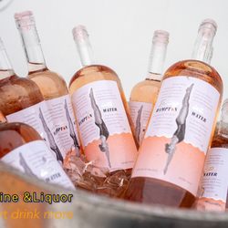 Dcer wine & Liquor - # Hampton water Rose#