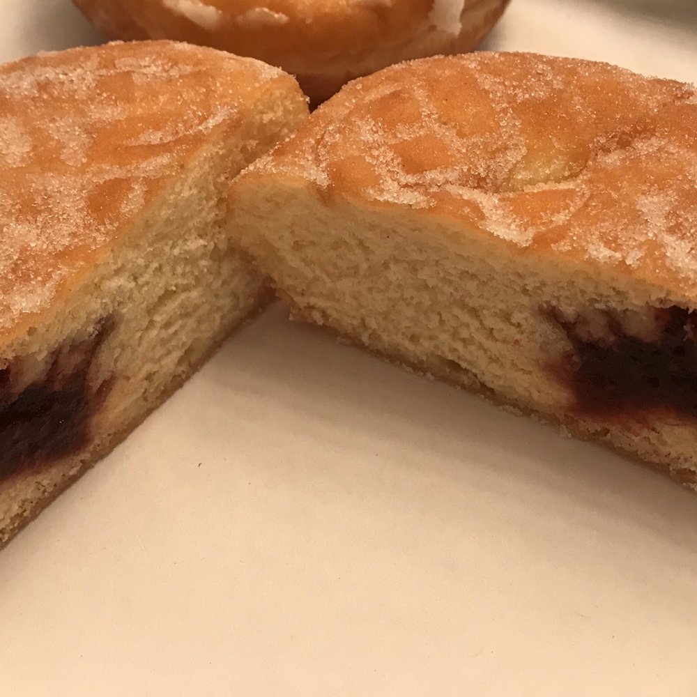 Orwashers - Jelly donut with strawberry filling - Bakeries Near Me - New York, New York Orwashers - Jelly donut with strawberry filling - Bakeries Near Me - New York, New York