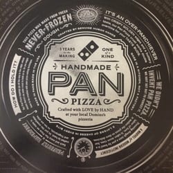 Domino's Pizza - Ordered the homemade pan dough!