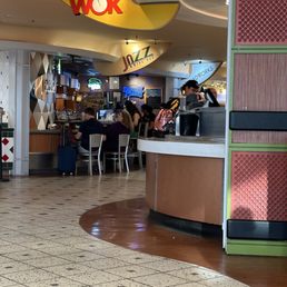 the inside of a restaurant