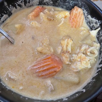 Soi 30th - Yellow curry with chicken--perfect for my kids as we asked for not spicy at all and they delivered! - Thai Near Me - San Diego, California Soi 30th - Yellow curry with chicken--perfect for my kids as we asked for not spicy at all and they delivered! - Thai Near Me - San Diego, California